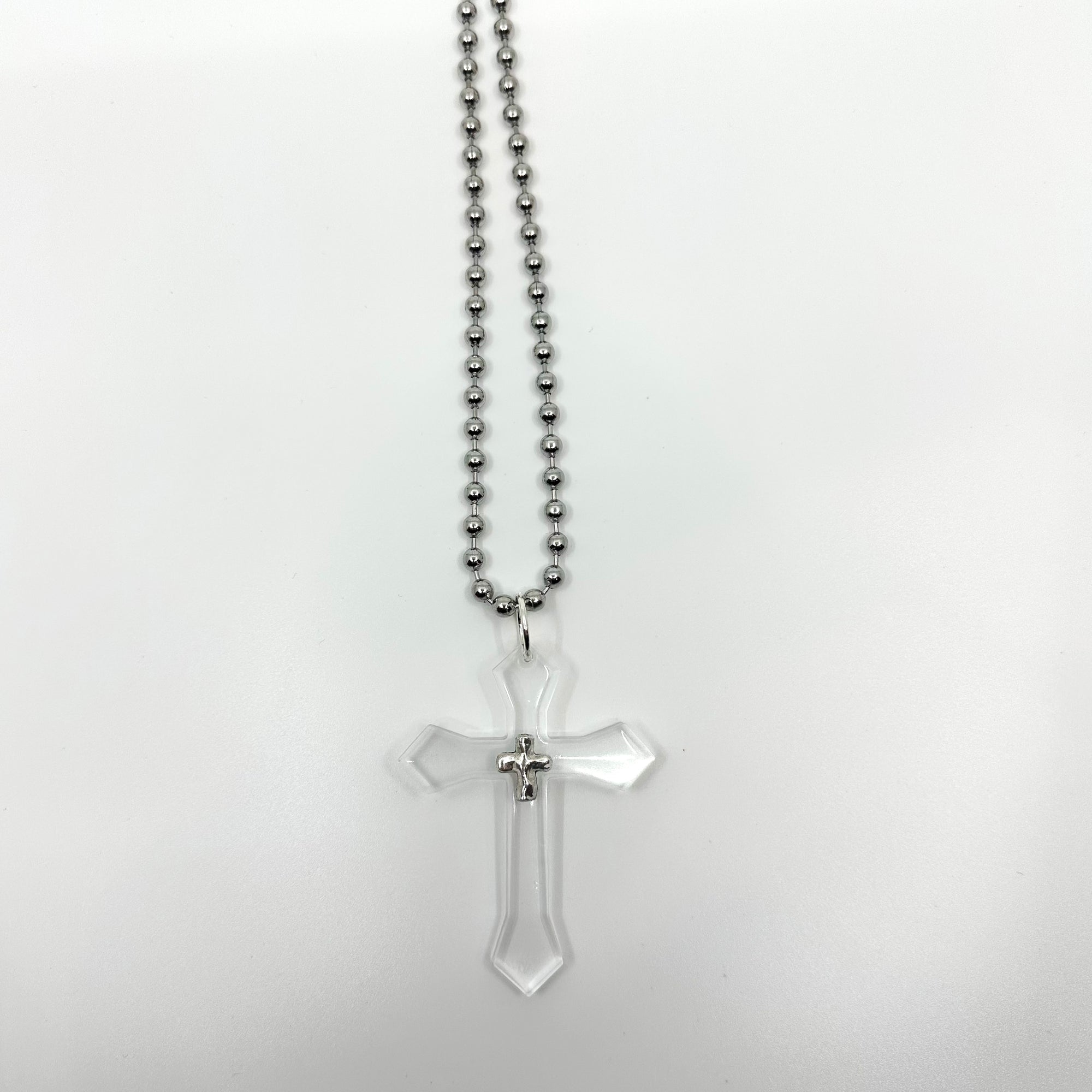 FLOATING CROSS [CLEAR]