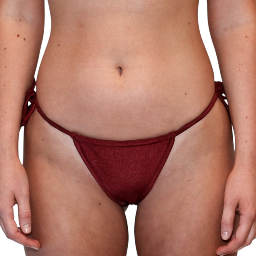 CRIMSON HEART BIKINI BOTTOM
